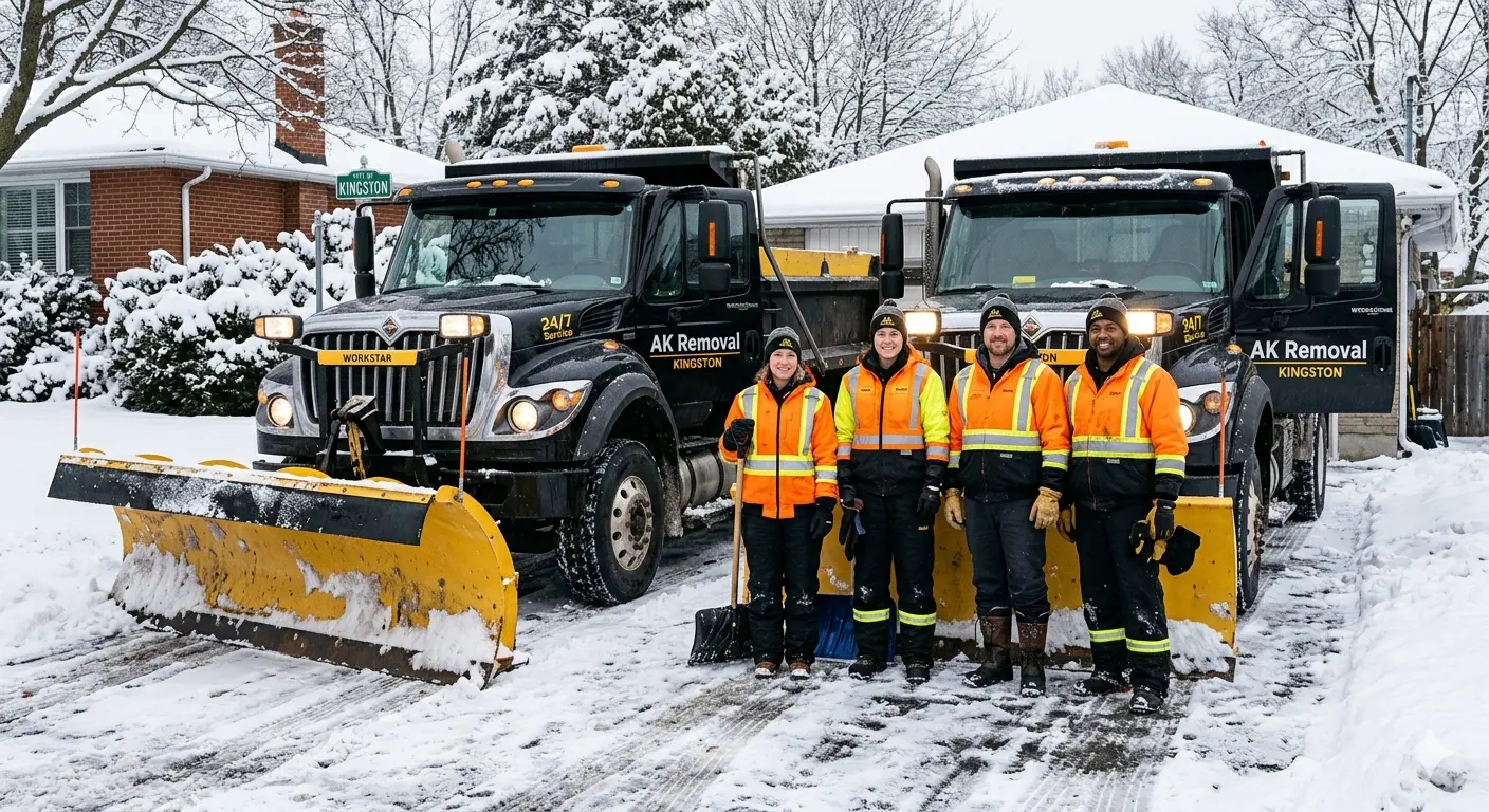ak snow removal kingston team